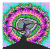 Fractal Tree Custom 4" Photo Cube Kubus (Rechts)