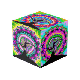 Fractal Tree Custom 4" Photo Cube Kubus