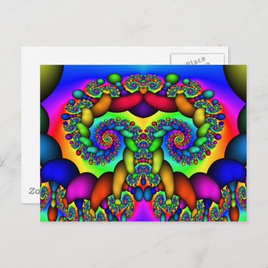 Fractal Tree of Life Briefkaart (Voorkant / Achterkant)