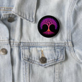 Fractal Tree of Life Inspiration Ronde Button 5,7 Cm (In situ)
