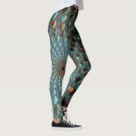 Fractal trippy leggings (Rechts)
