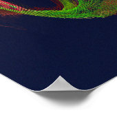Fractal - Tropische vis Poster (Hoek)