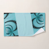 Fractal tuin azuur bad handdoek (Handdoek)