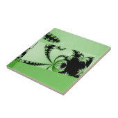 Fractal Tuin bidsprinkhaan Tegeltje (Zijkant)