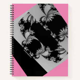 Fractal tuin grijs & thuliaans notitieboek