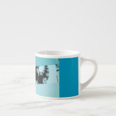 Fractal tuin lagune espresso kop (Rechts)