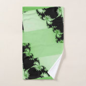 Fractal Tuin lime badhanddoekenset Bad Handdoek (Handdoek)