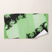 Fractal Tuin lime badhanddoekenset Bad Handdoek (Handdoek)