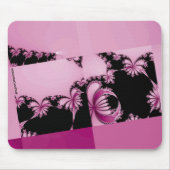 Fractal Tuin roze Muismat (Voorkant)