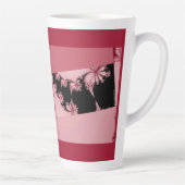 Fractal tuingrozen Latte Mok (Rechts)