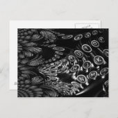 Fractal Typewriter Briefkaart (Voorkant / Achterkant)
