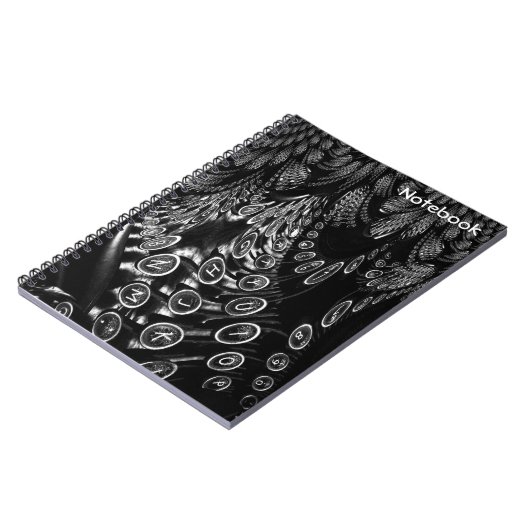 Fractal Typewriter Notitieboek (Linkerzijde)