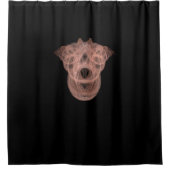 Fractal Uitzichten... 160313-11 Douchegordijn (Voorkant)