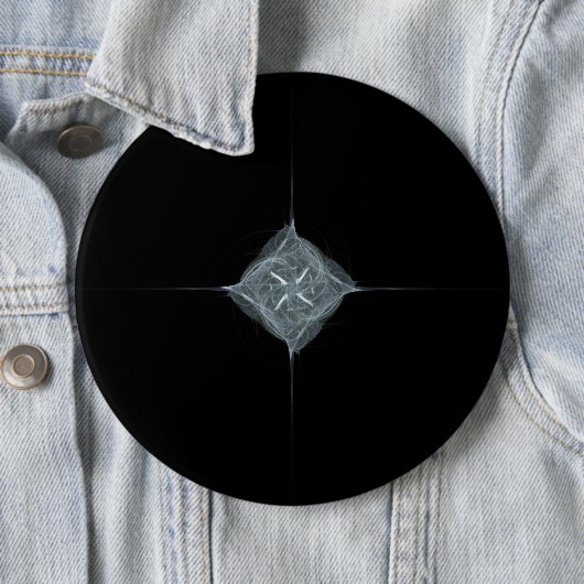 Fractal Uitzichten Ronde Button 6,0 Cm (In situ)