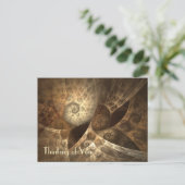 Fractal van de kaneel & van de Gember Art. Briefkaart (Staand voorkant)