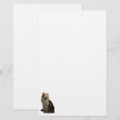 Fractal van de Kat van het calico Briefpapier (Voorkant / Achterkant)
