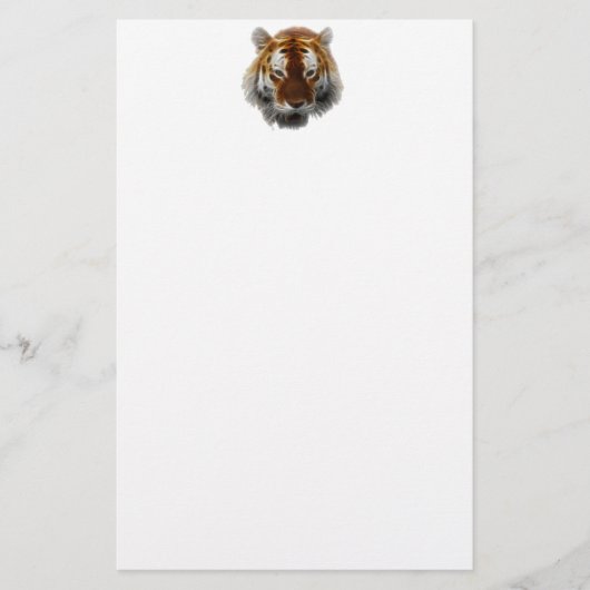 Fractal van de tijger briefpapier (Voorkant)