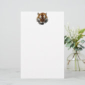 Fractal van de tijger briefpapier (Staand voorkant)
