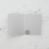 Fractal van het Ornament van Kerstmis #1 Feestdagen Kaart (Binnen)