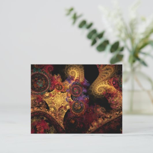 Fractal van het schouwspel briefkaart (Staand voorkant)