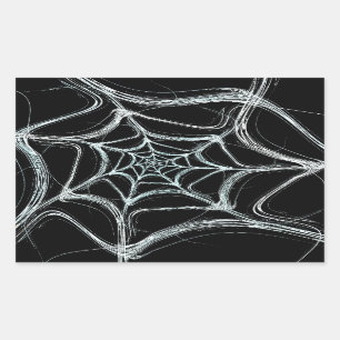 Fractal van het spinneweb Sticker de Achtergrond
