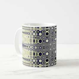 Fractal van optische illusies koffiemok