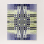 Fractal van optische illusies legpuzzel (Verticaal)