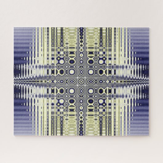 Fractal van optische illusies legpuzzel (Horizontaal)