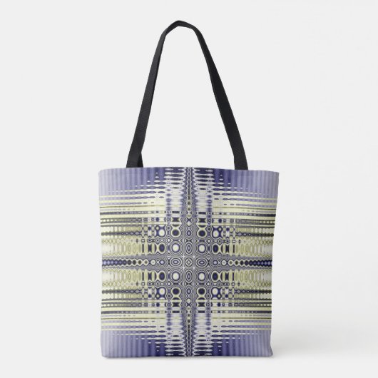 Fractal van optische illusies tote bag (Achterkant)