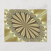 Fractal van opulente feestdagen briefkaart (Voorkant)