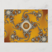 Fractal van tentakels briefkaart (Voorkant)