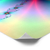 Fractal van ventilatorvermogen poster (Hoek)