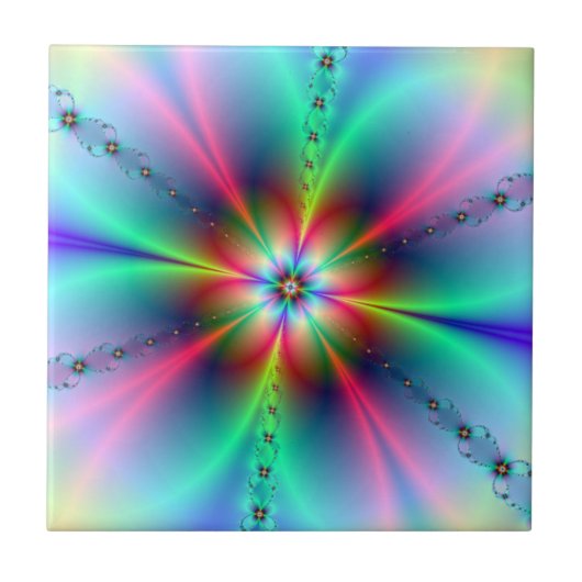 Fractal van ventilatorvermogen tegeltje (Voorkant)