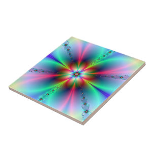 Fractal van ventilatorvermogen tegeltje