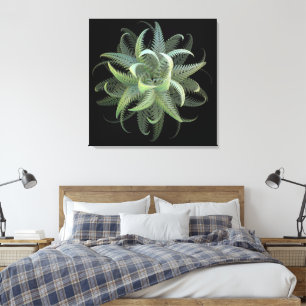 Fractal Varens in Bloei Canvas Afdruk