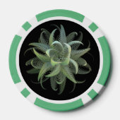 Fractal Varens in Bloei Poker Chips (Achterkant)