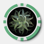 Fractal Varens in Bloei Poker Chips (Voorkant)