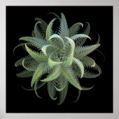 Fractal Varens in Bloei Poster (Voorkant)