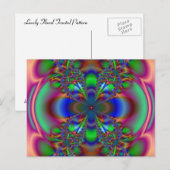 Fractal ventilator in meerdere kleuren briefkaart (Voorkant / Achterkant)