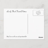Fractal ventilator in meerdere kleuren briefkaart (Achterkant)