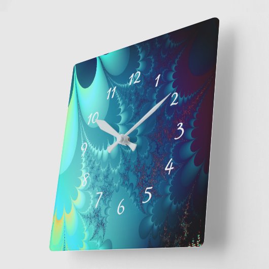 Fractal Vierkante Klok (Hoek)