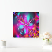 Fractal Vierkante Klok (Huis)