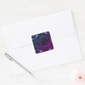 Fractal vierkante Stickers (Envelop)