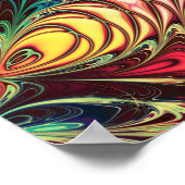 Fractal vispatroon poster (Hoek)