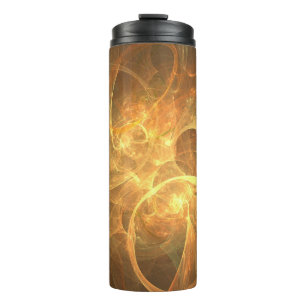 Fractal vlamruimte-energie fantasie thermosbeker