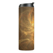 Fractal vlamruimte-energie fantasie thermosbeker (Gedraaid links)