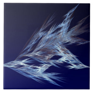 Fractal - Vogels in vlucht Tegeltje