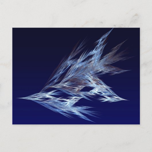 Fractal - vogels tijdens de vlucht briefkaart (Voorkant)