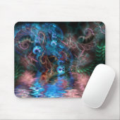 Fractal Wasteland Fantasy Mousepad Muismat (Met muis)