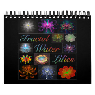 Fractal Water Lily Kalender